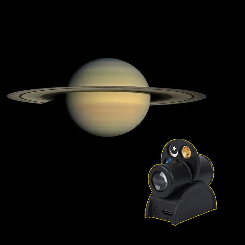 Galaxy Planet Projector – USB LED Space Lamp | 5 Planets Light