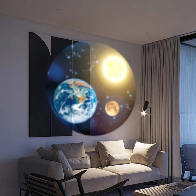 Galaxy Planet Projector – USB LED Space Lamp | 5 Planets Light