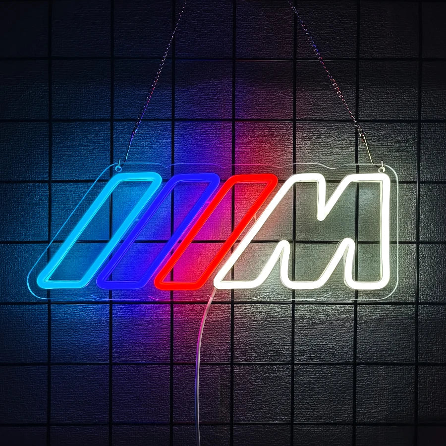 BMW M Neon Light – M Performance LED Wall Sign