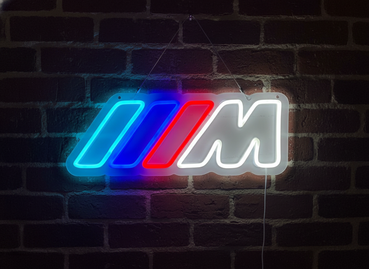 BMW M Neon Light – M Performance LED Wall Sign