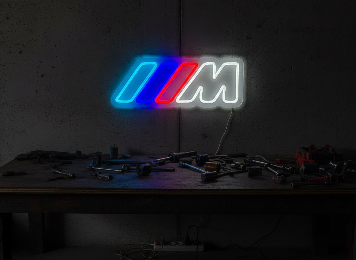 BMW M Neon Light – M Performance LED Wall Sign